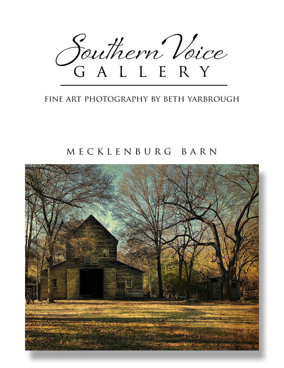 Artwork - Southern Voice Gallery - Farm and Field - Mecklenburg Barn Fine Art Print