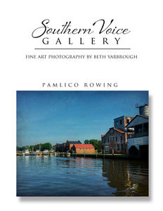 Artwork - Southern Voice Gallery - Waterways - Pamlico Rowing Fine Art Print