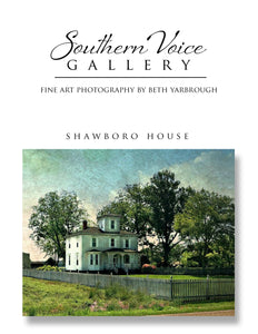 Artwork - Southern Voice Gallery - Old Homes - Shawboro House Fine Art Print