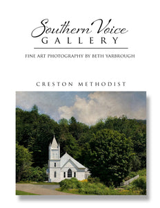 Artwork - Southern Voice Gallery - Churches - Creston Methodist Fine Art Print