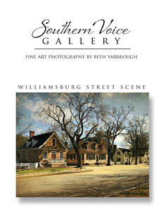 Artwork - Southern Voice Gallery - Williamsburg - Street Scene Fine Art Print