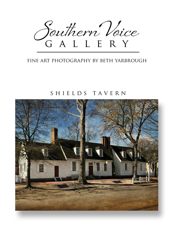 Artwork - Southern Voice Gallery - Williamsburg - Shields Tavern Fine Art Print