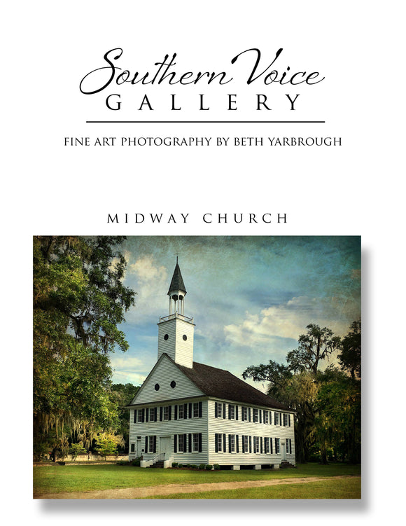 Artwork - Southern Voice Gallery - Churches - Midway Church Fine Art Print
