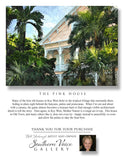 Artwork - Southern Voice Gallery - Key West - Pink House Fine Art Print